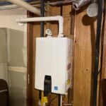 Tankless water heater installation